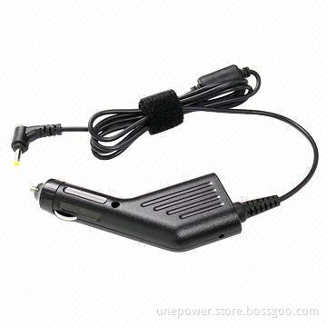 In-car charger for HP laptop, 19V, 1.58A, 30W, 4.0*1.7mm, cigarette type, black color